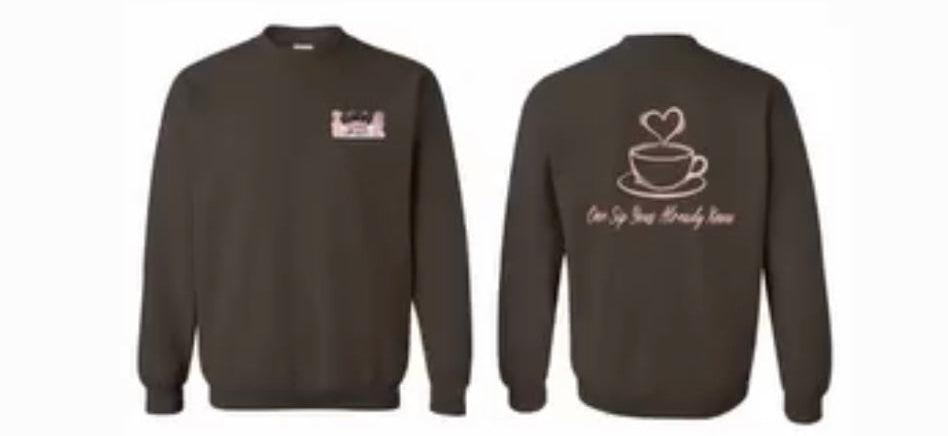 One sip yous already know Crew Neck