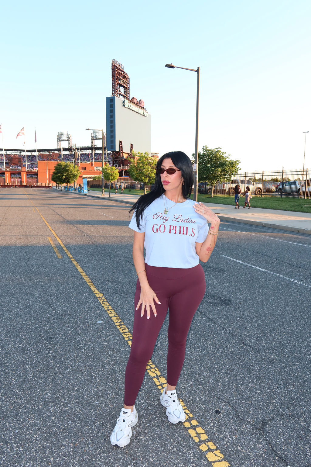 HEY LADIES GO PHILS TEE