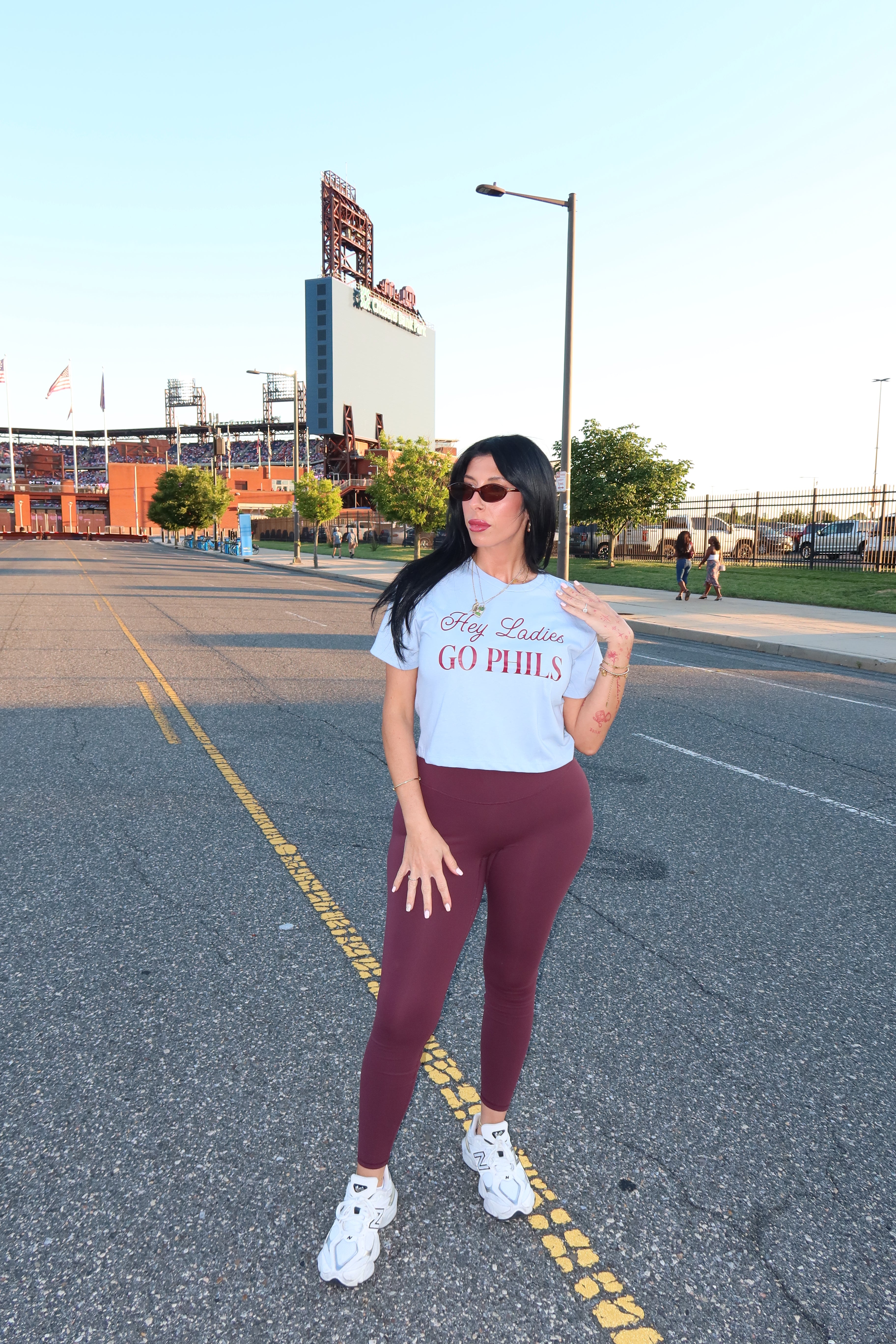 HEY LADIES GO PHILS TEE