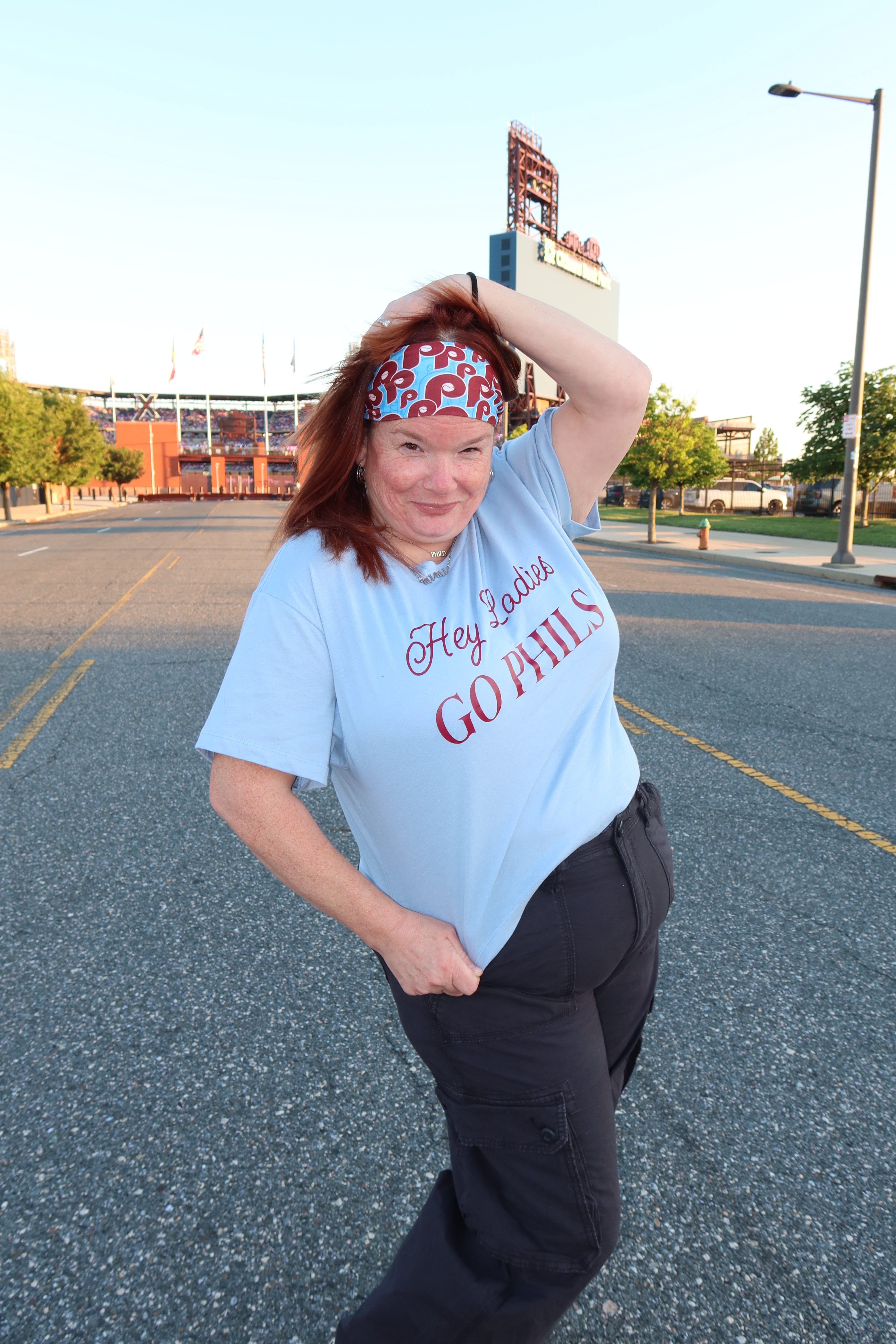 HEY LADIES GO PHILS TEE