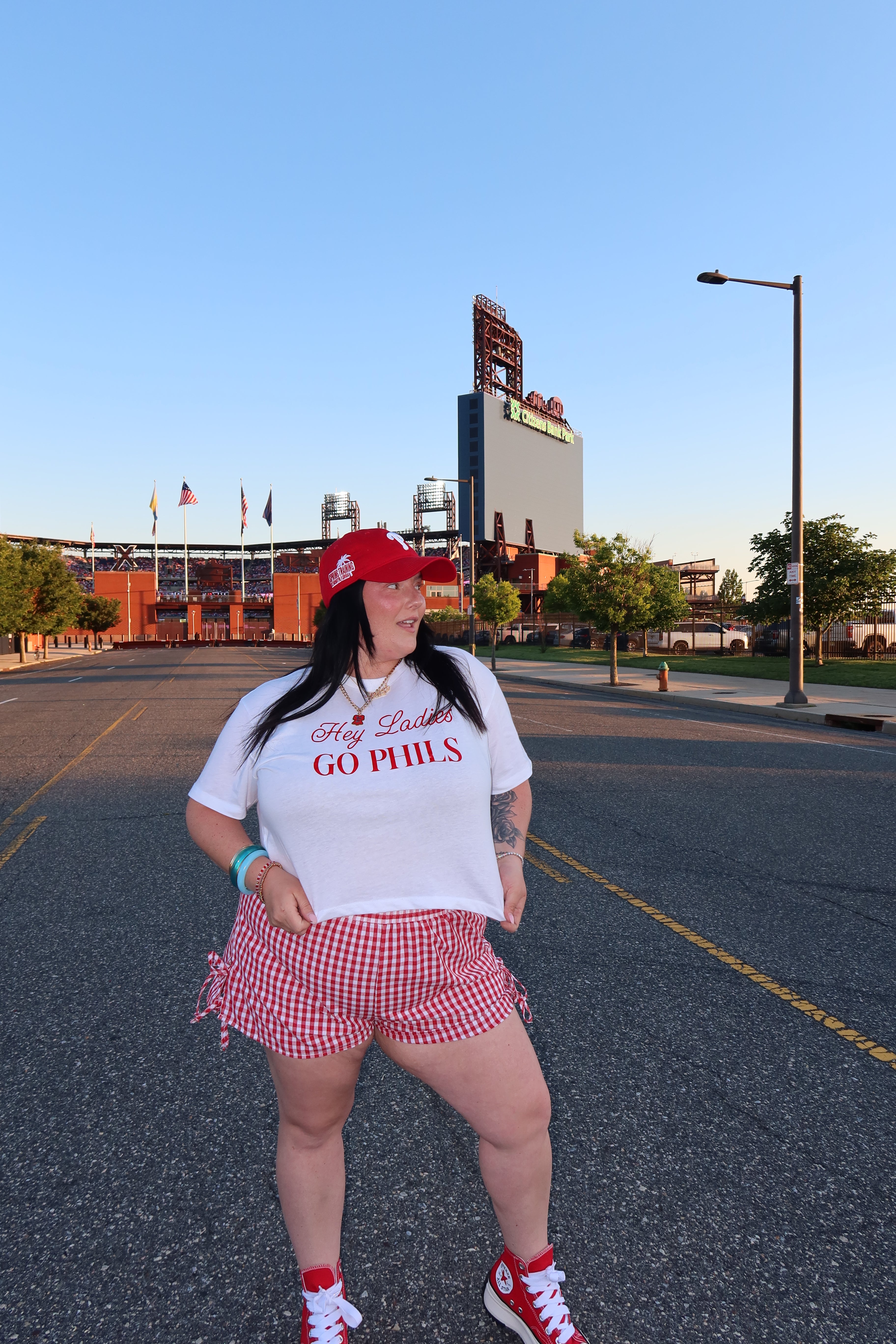 HEY LADIES GO PHILS TEE