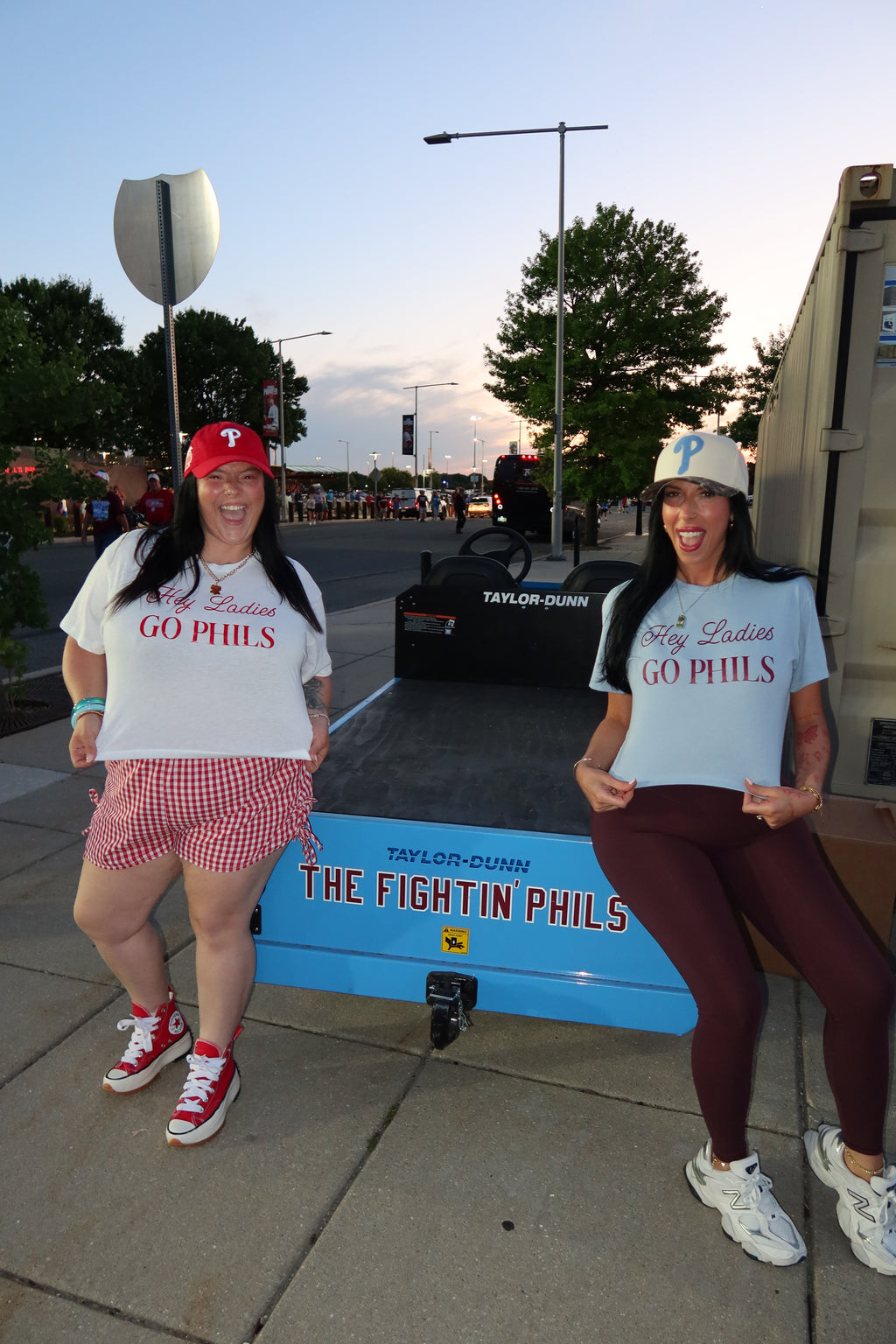 HEY LADIES GO PHILS TEE