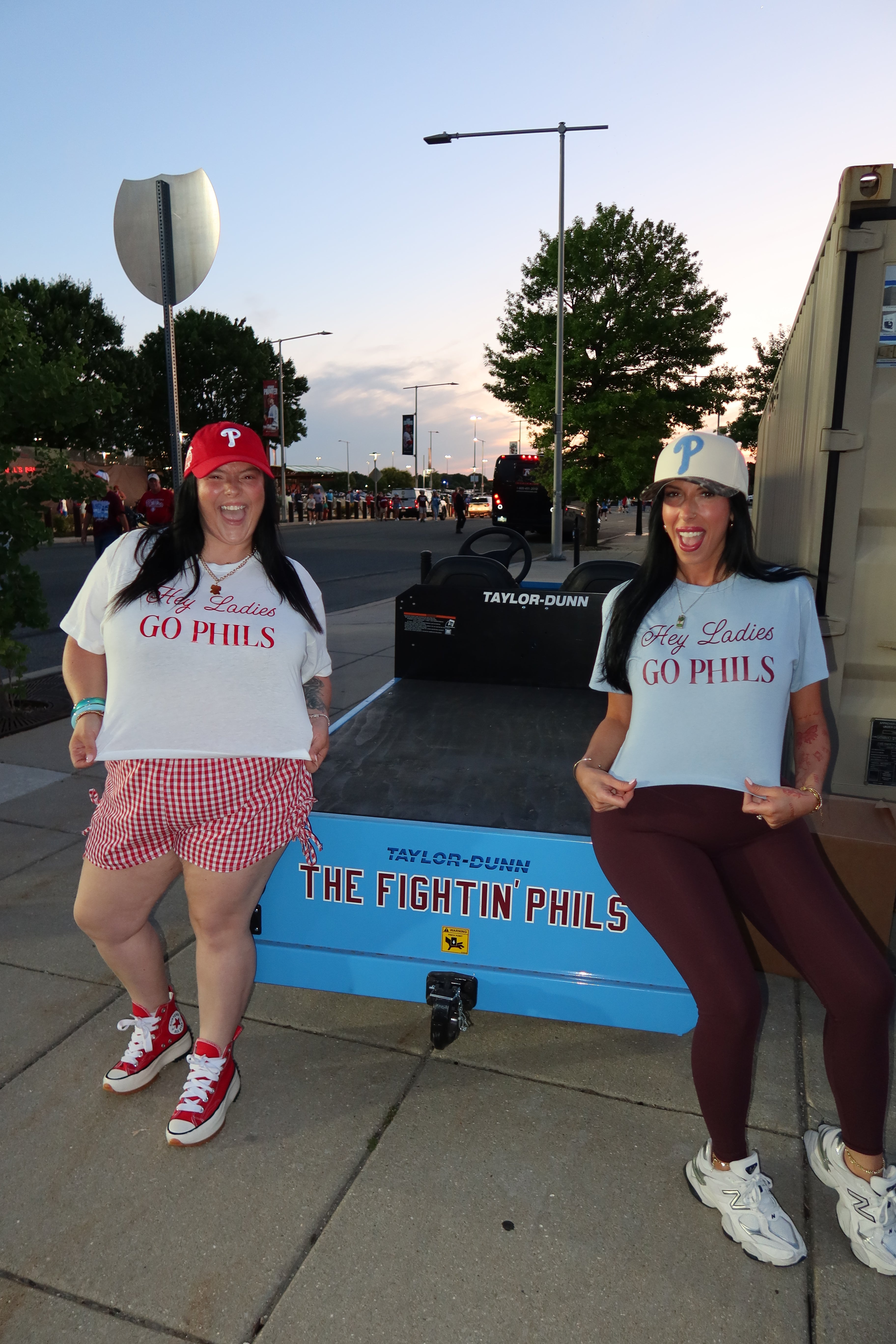 HEY LADIES GO PHILS TEE